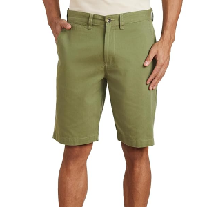 Men Green Solid Slim Fit Regular Shorts