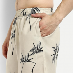 Men Relaxed Fit Rayon Night Wear Set